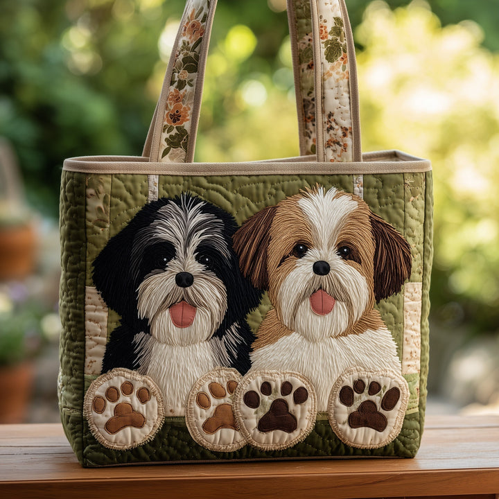 Shih Tzu Tote Bag with Blanket GFTOMA3754