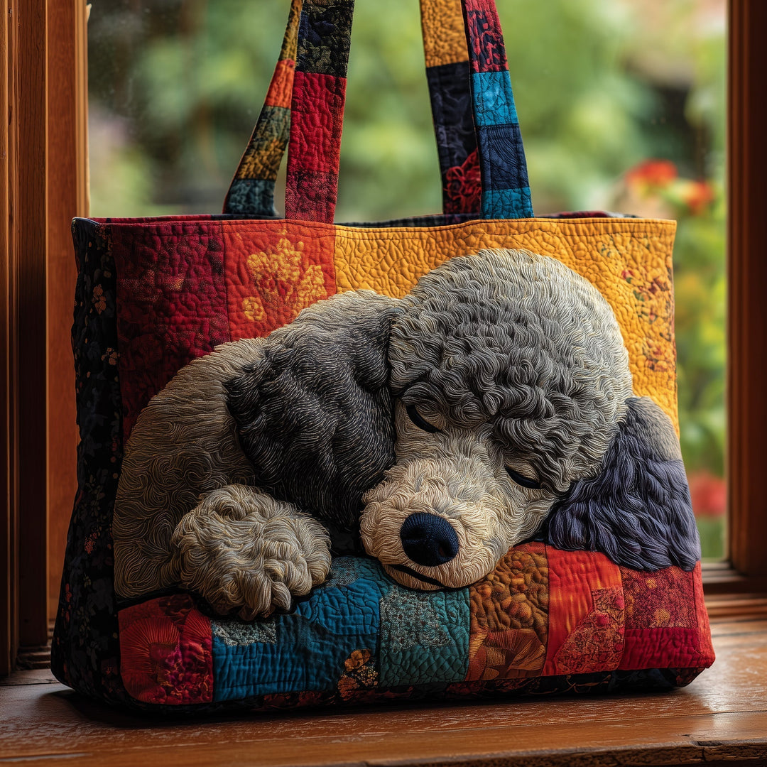Poodle Blanket Tote Bag - Model GFTOMA4120