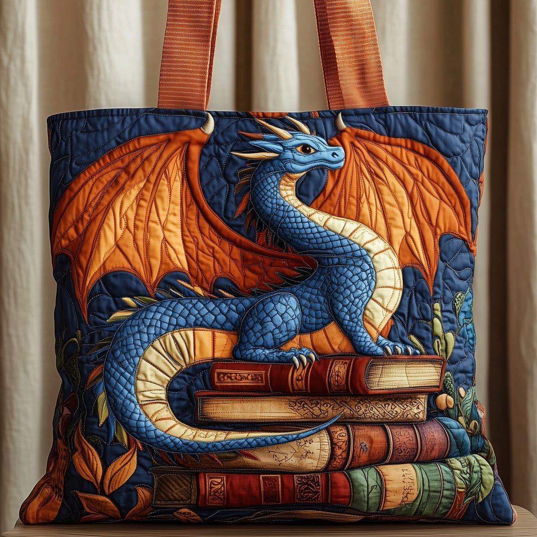 Comfortable Dragon Embroidered Tote Bag - Code GFTOMA4322