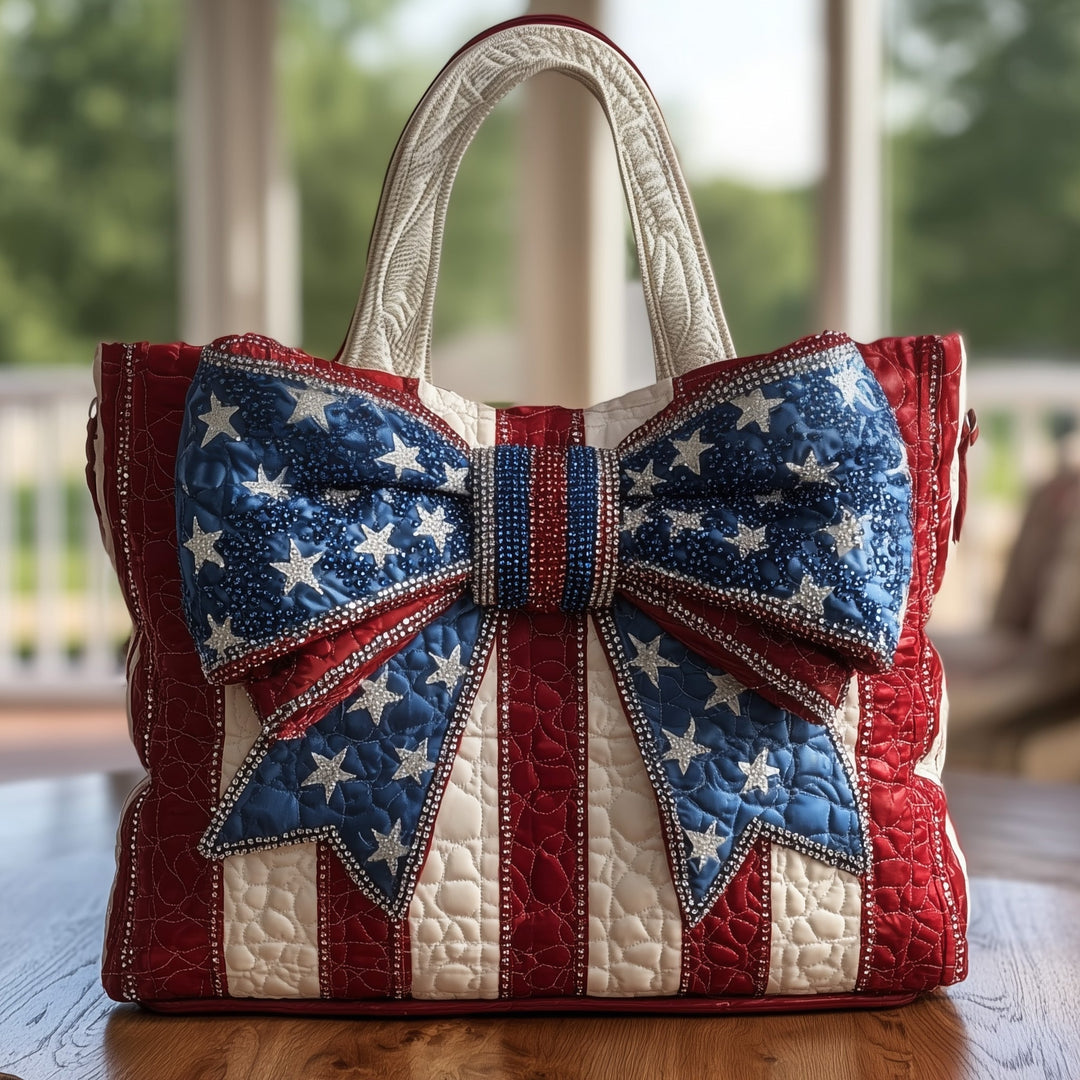 Patriotic Design Blanket Bag