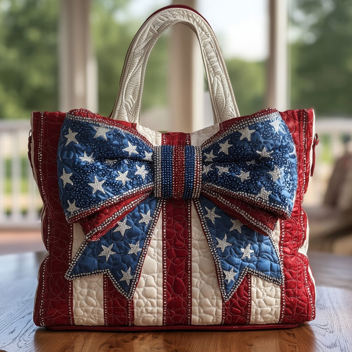 Patriotic Tote Bag with Embroidery GFTONL4944