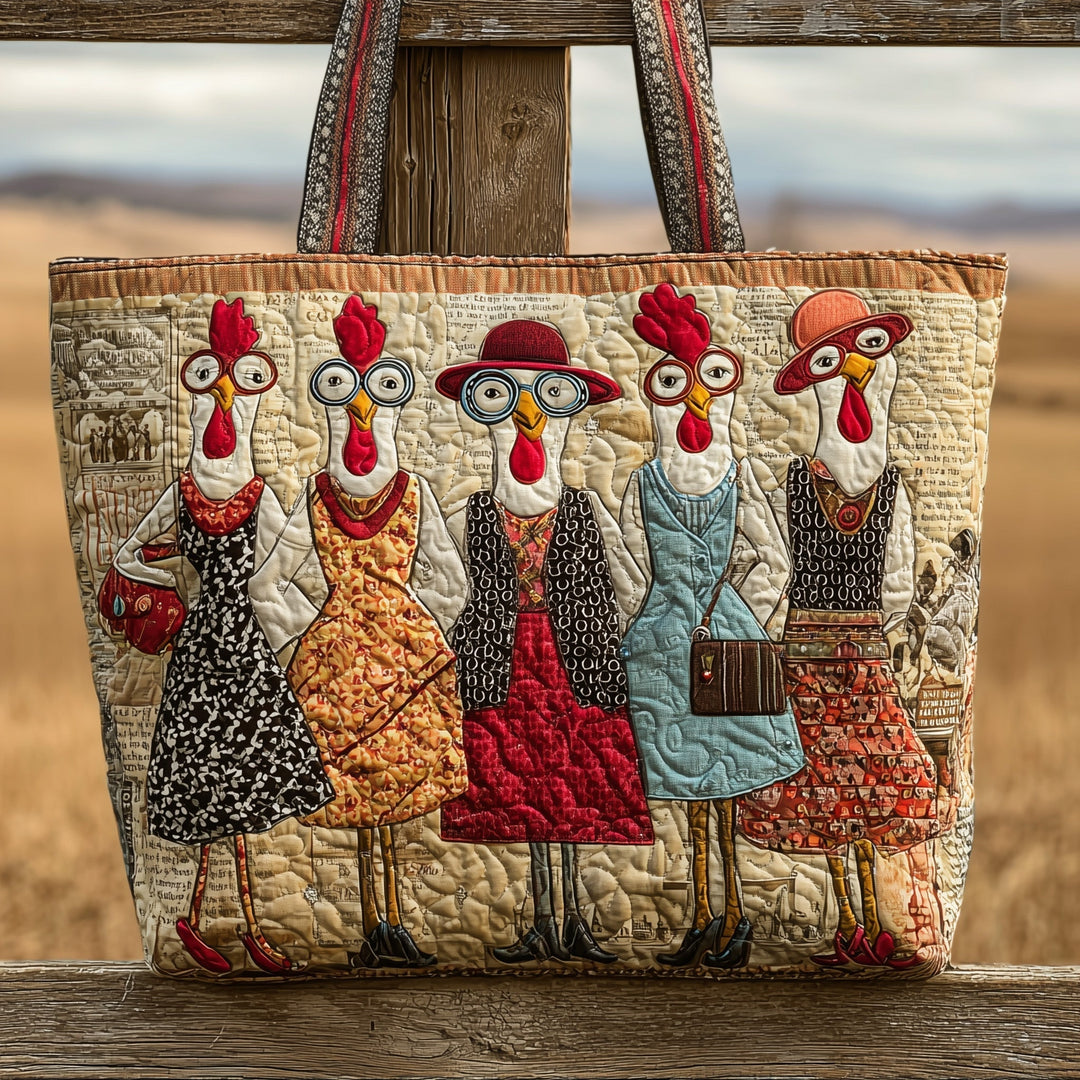 Tote Bag with Blanket Lady Chicken - Model GFTONL5260