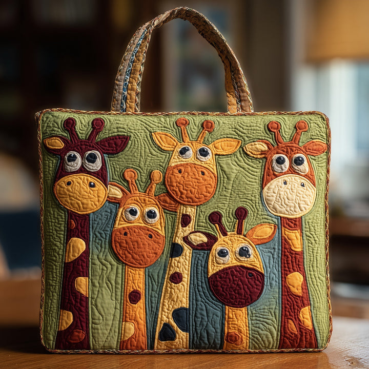 Giraffe Embroidered Tote Bag - Code GFTONT1952