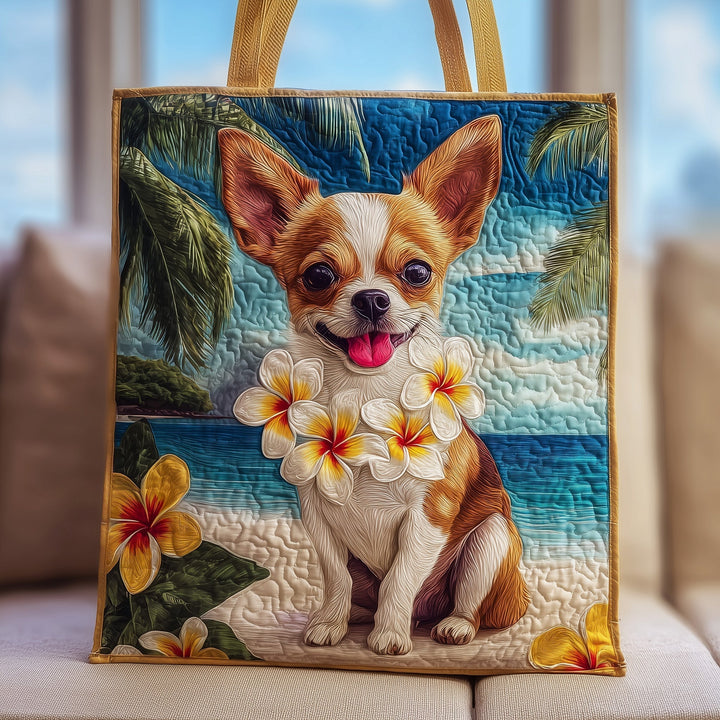 Chihuahua Beach Tote Bag with Blanket GFTONT2655