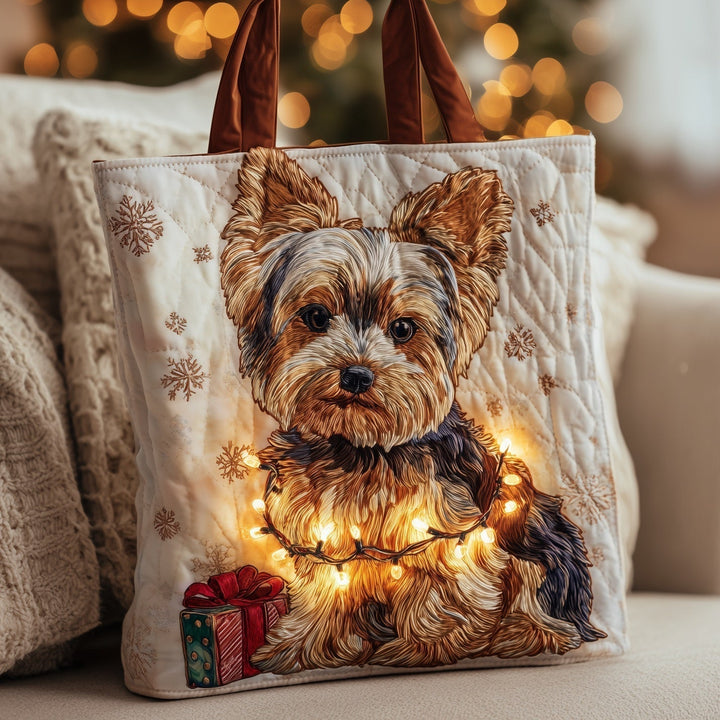 Quilted Yorkies Festival Tote Bag GFTONT4407