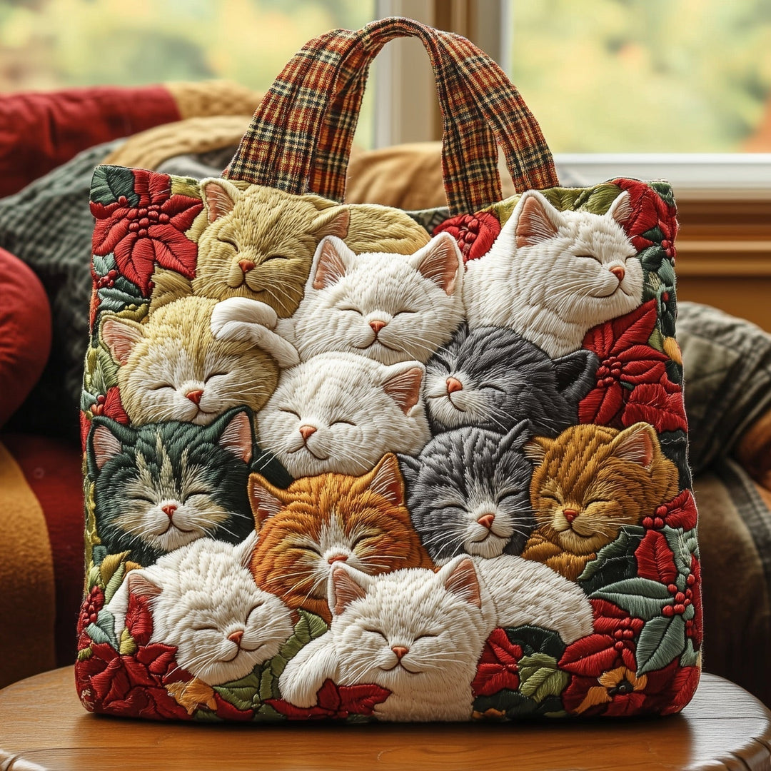 Quilted Kitty Tote Bag - GFTONT4528