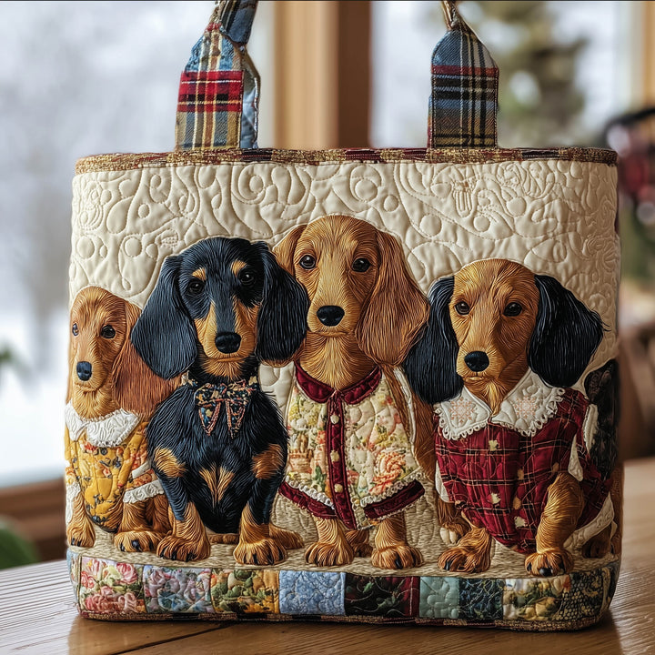 Quilted Tote Bag for Wiener Family - Model GFTONT5839