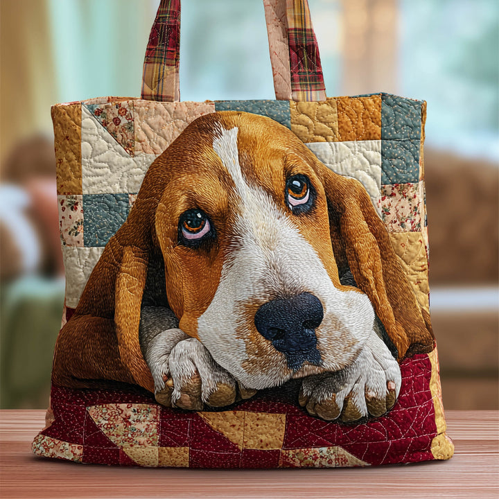 Sweet Basset Hound Bag with Embroidery - Code GFTONT6034