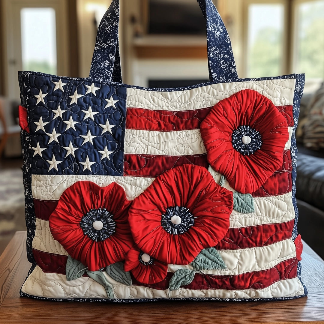 Patriotic Design Blanket Bag