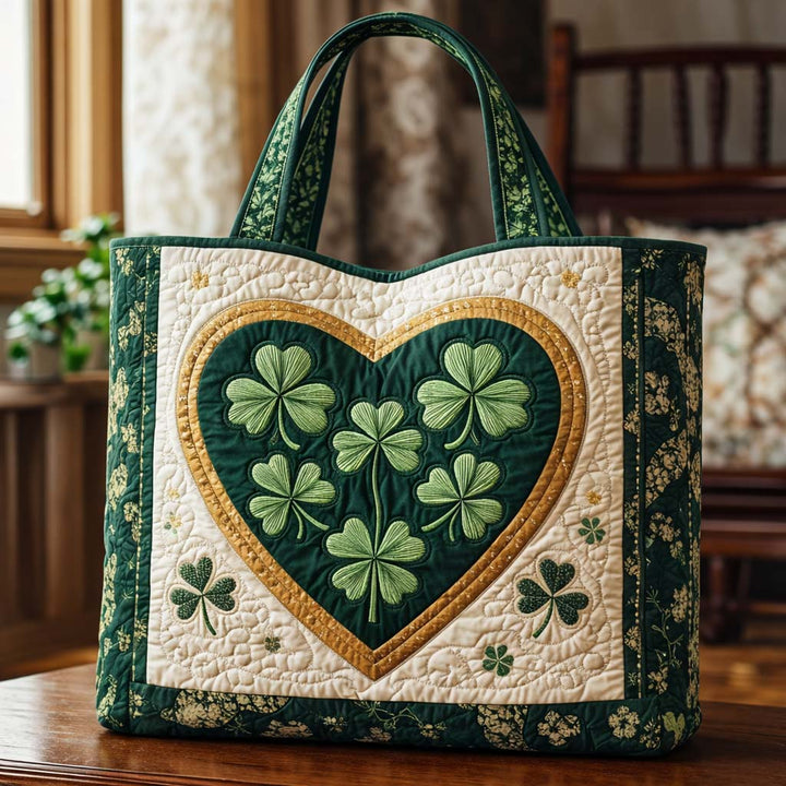 Embroidered Clover Tote Bag - Model GFTOQA1297