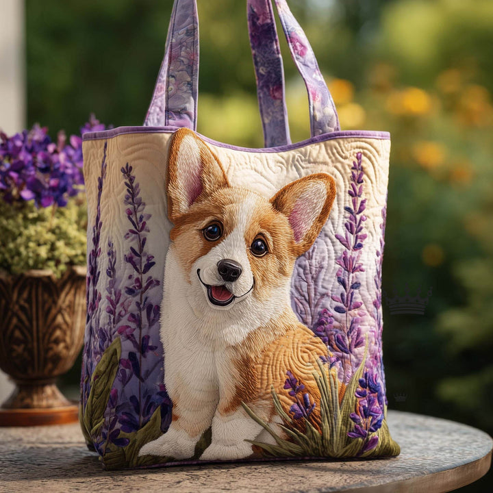 Tote Bag with Lavender and Canvas GFTOQA593