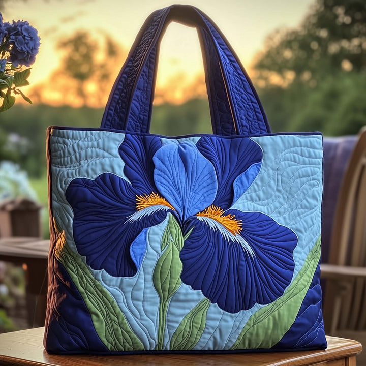 Embroidered Iris Tote Bag - Code GFTOTG1249