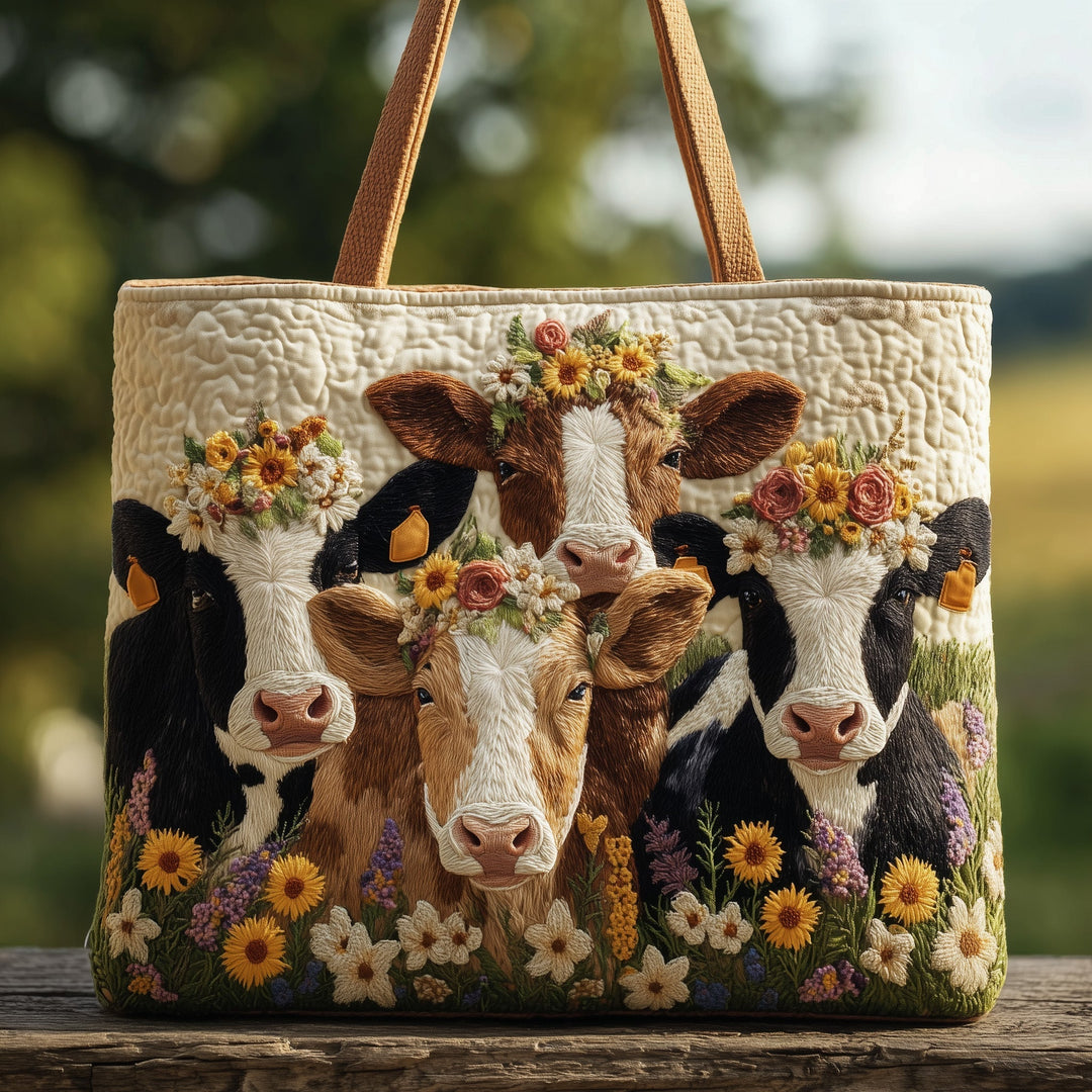 Tote Bag with Flowers and Blanket - Code GFTOTG12