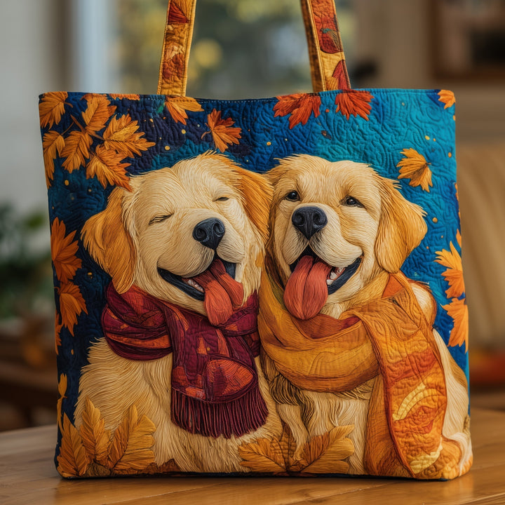 Autumn Tote Bag with Golden Retriever Design GFTOTG200