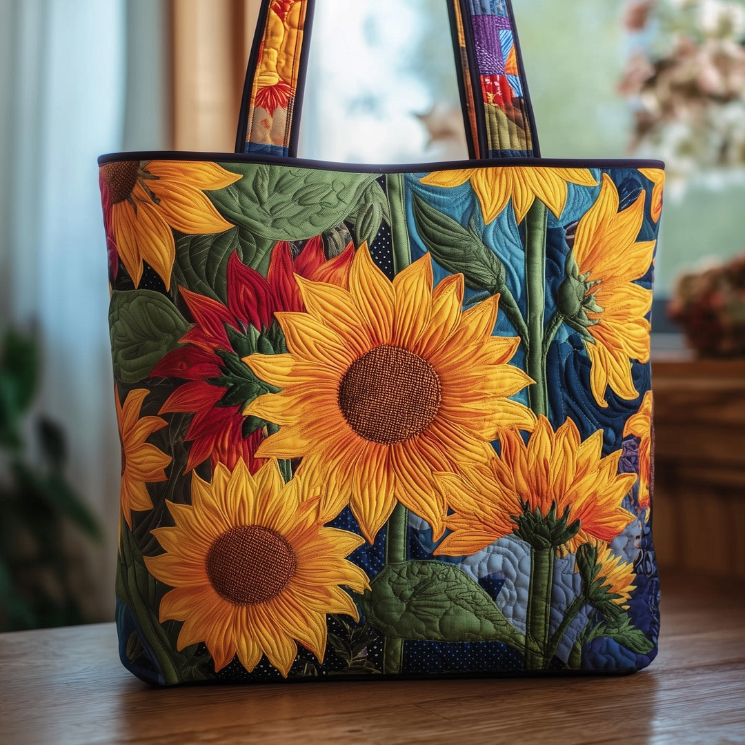 Sunflower Garden Bag with Embroidery GFTOTG42