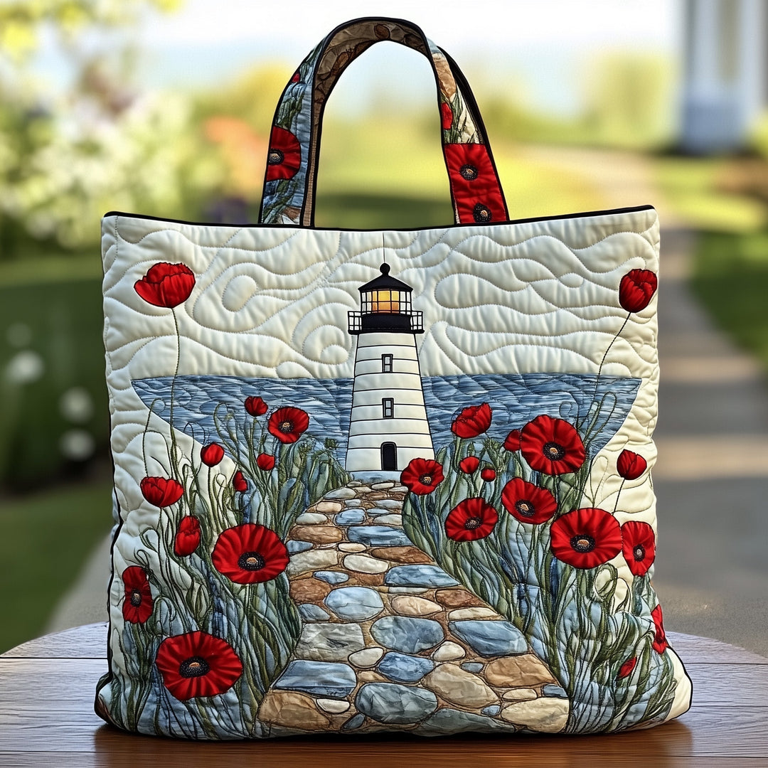 Embroidered Lighthouse Tote Bag GFTOTG666