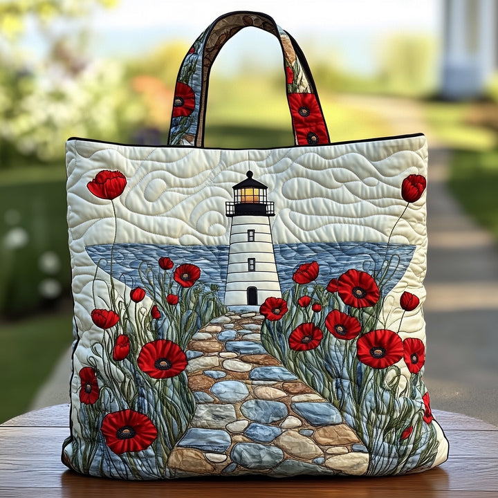 Embroidered Lighthouse Tote Bag GFTOTG666
