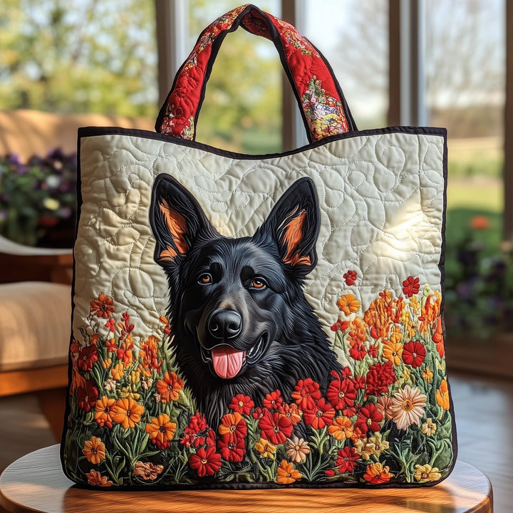 Tote Bag with German Shepherd Embroidery - Code GFTOTG737