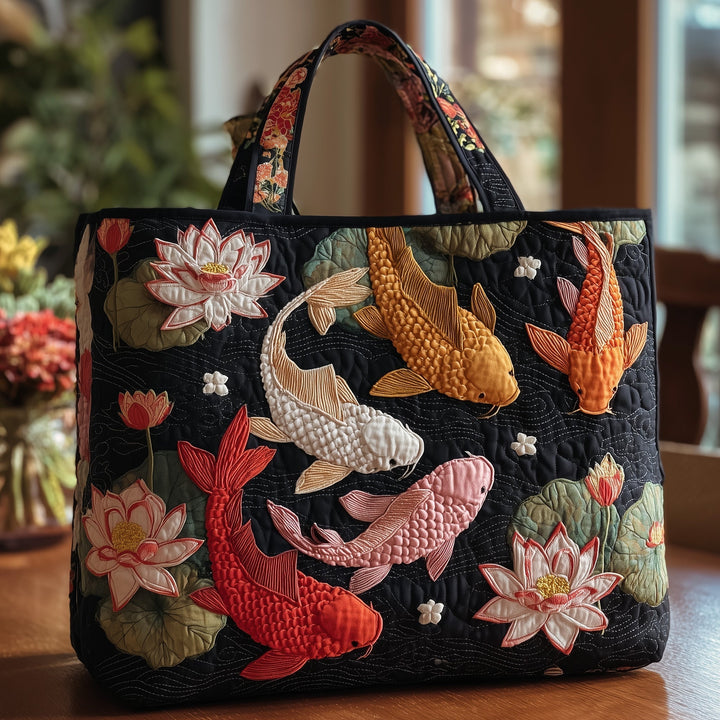 Koi Fish Blanket Tote Bag - Model GFTOTP10921