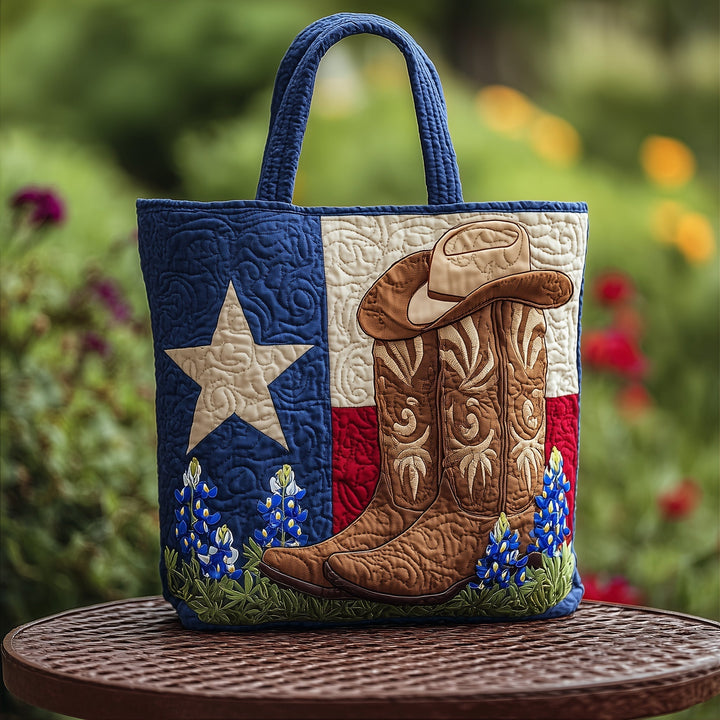 Texas Cowgirl Shoulder Bag with Blanket - Model GFTOTP11872