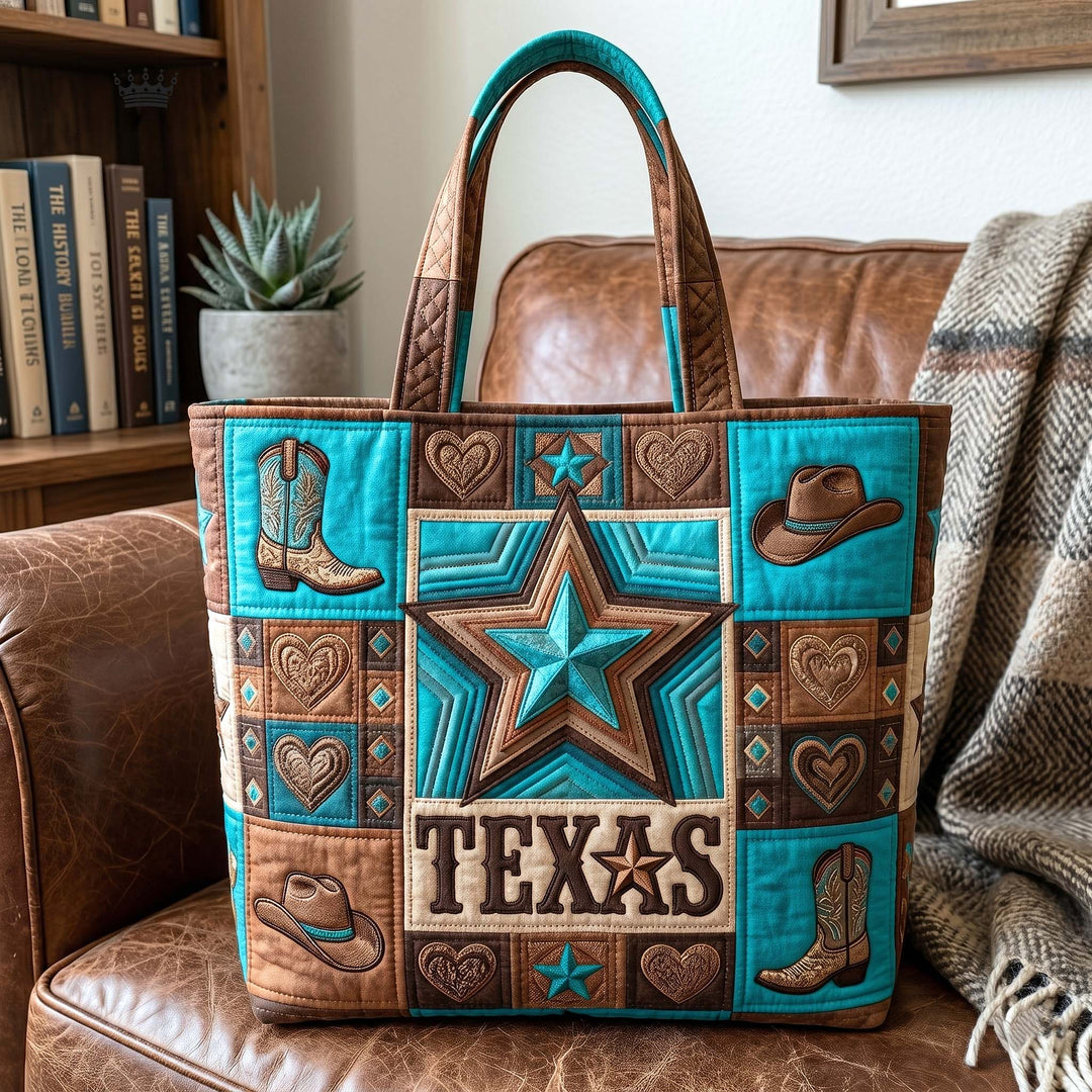 Texas Pride Embroidered Tote Bag - Code GFTOTP18854