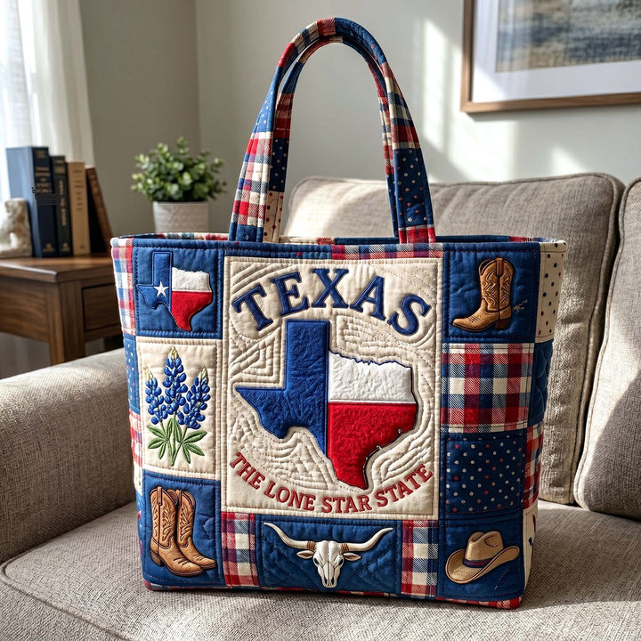 Texas Pride Embroidered Tote Bag - Code GFTOTP18856