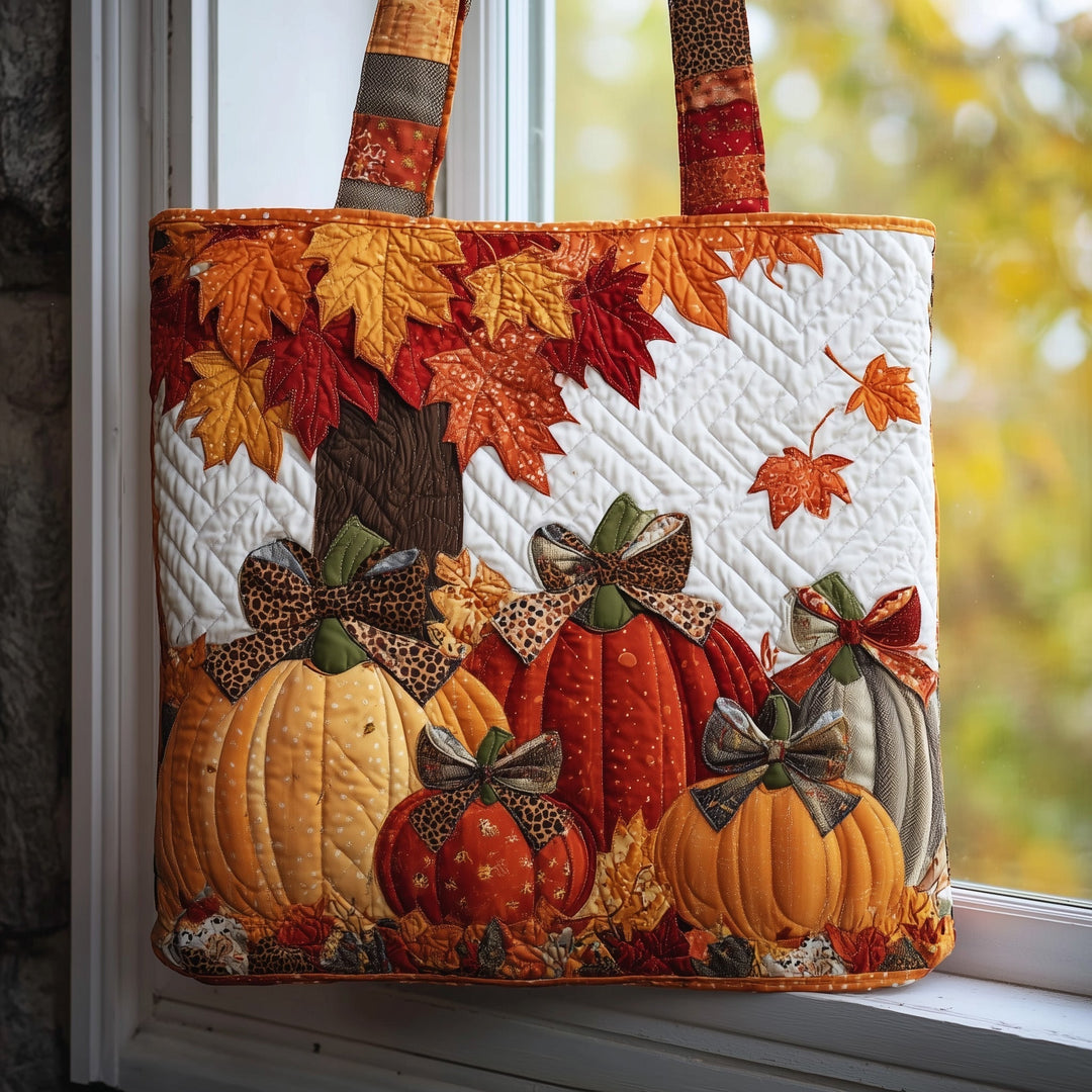 Pumpkin Embroidered Tote Bag - Code GFTOTP9799