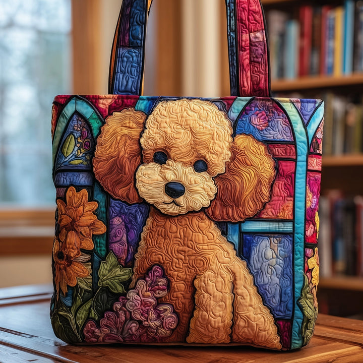 Tote Bag with Byzantine Gloss Design - Poodle GFTOXM07