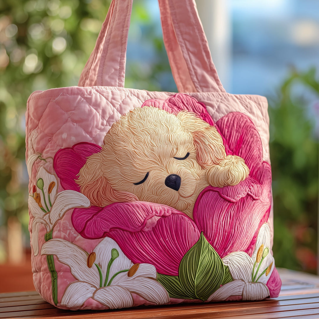 Pink Petal Puddle Tote Bag GFTOXM134