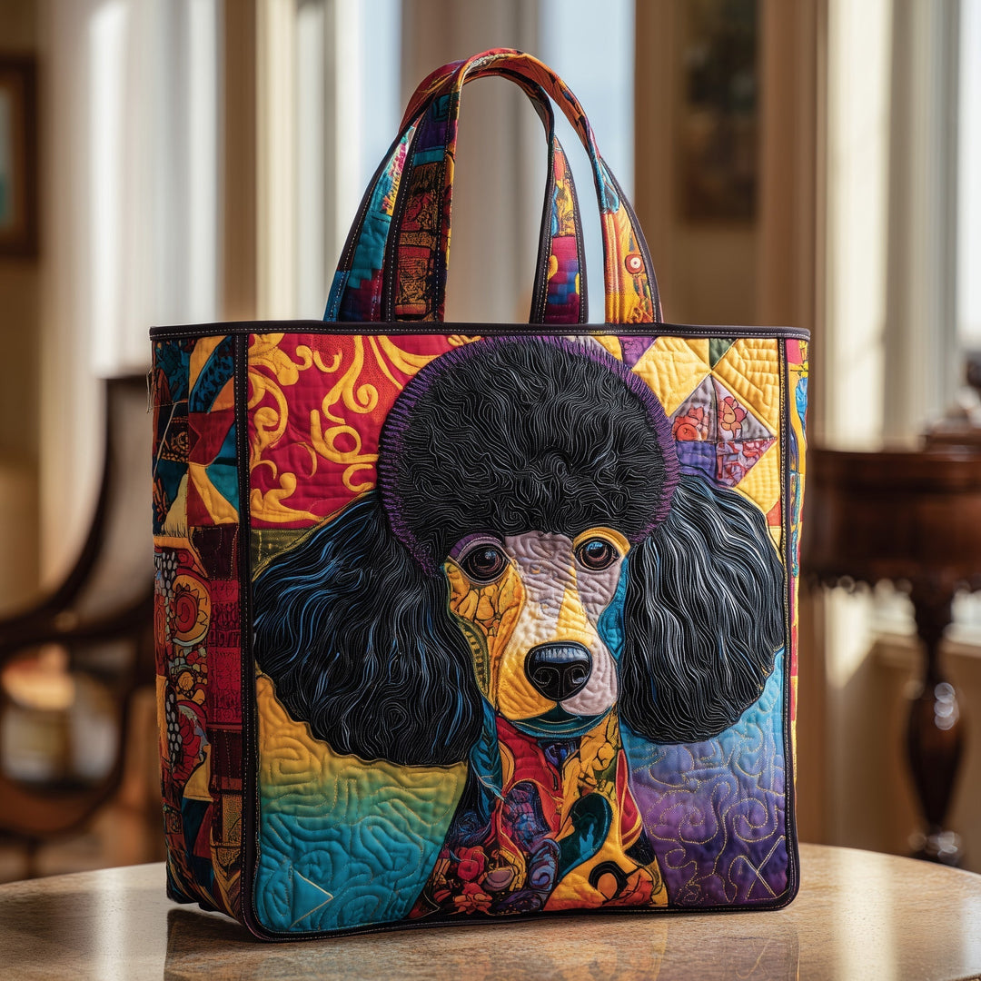 Tote Bag with Poodle Design GFTOYC197
