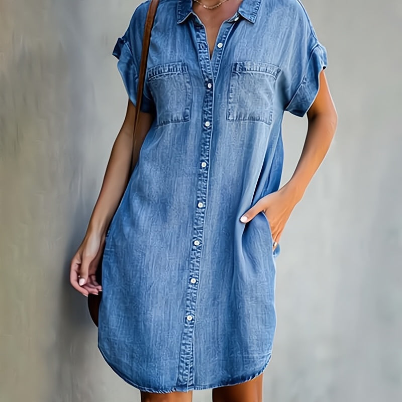 Maria - Button-Up Shirt Dress