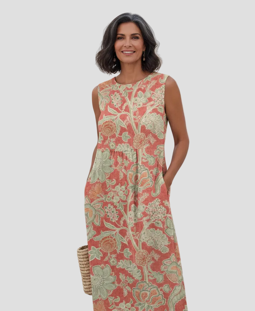 Yvonne | Floral Midi Dress