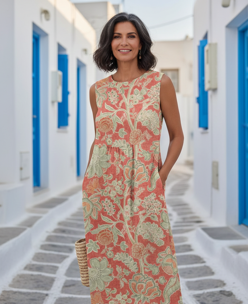 Yvonne | Floral Midi Dress