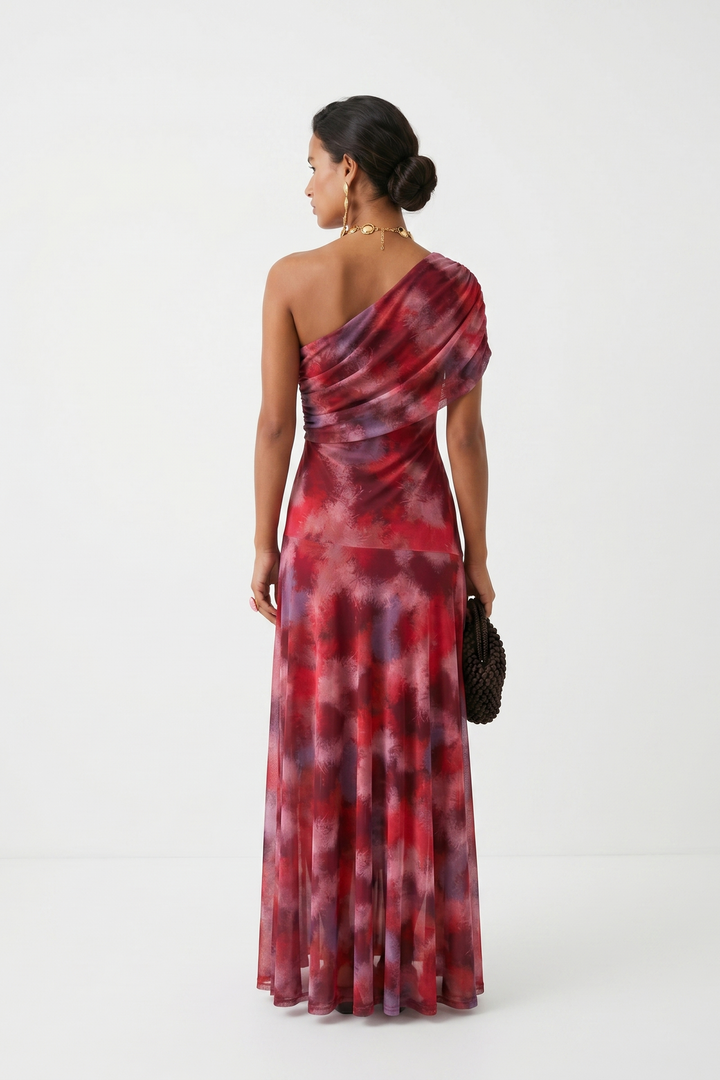 Sofia | Off-Shoulder Maxi Dress with Elegant Draping