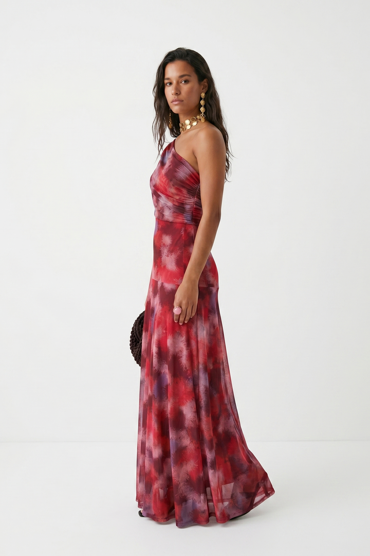 Sofia | Off-Shoulder Maxi Dress with Elegant Draping