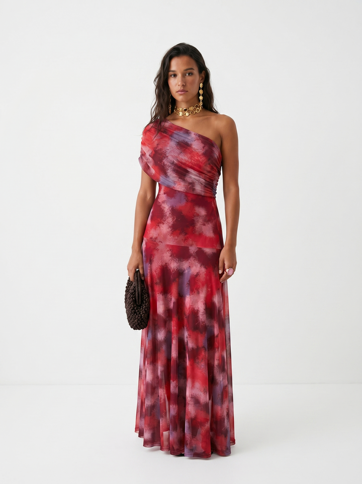 Paloma | One-Shoulder Long Dress