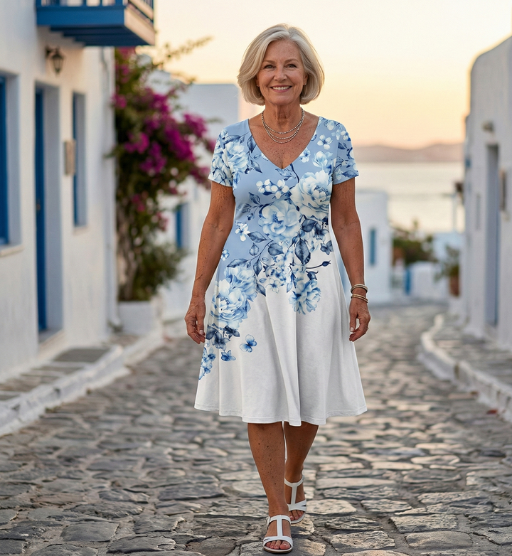 Leda – Floral Pattern Dress
