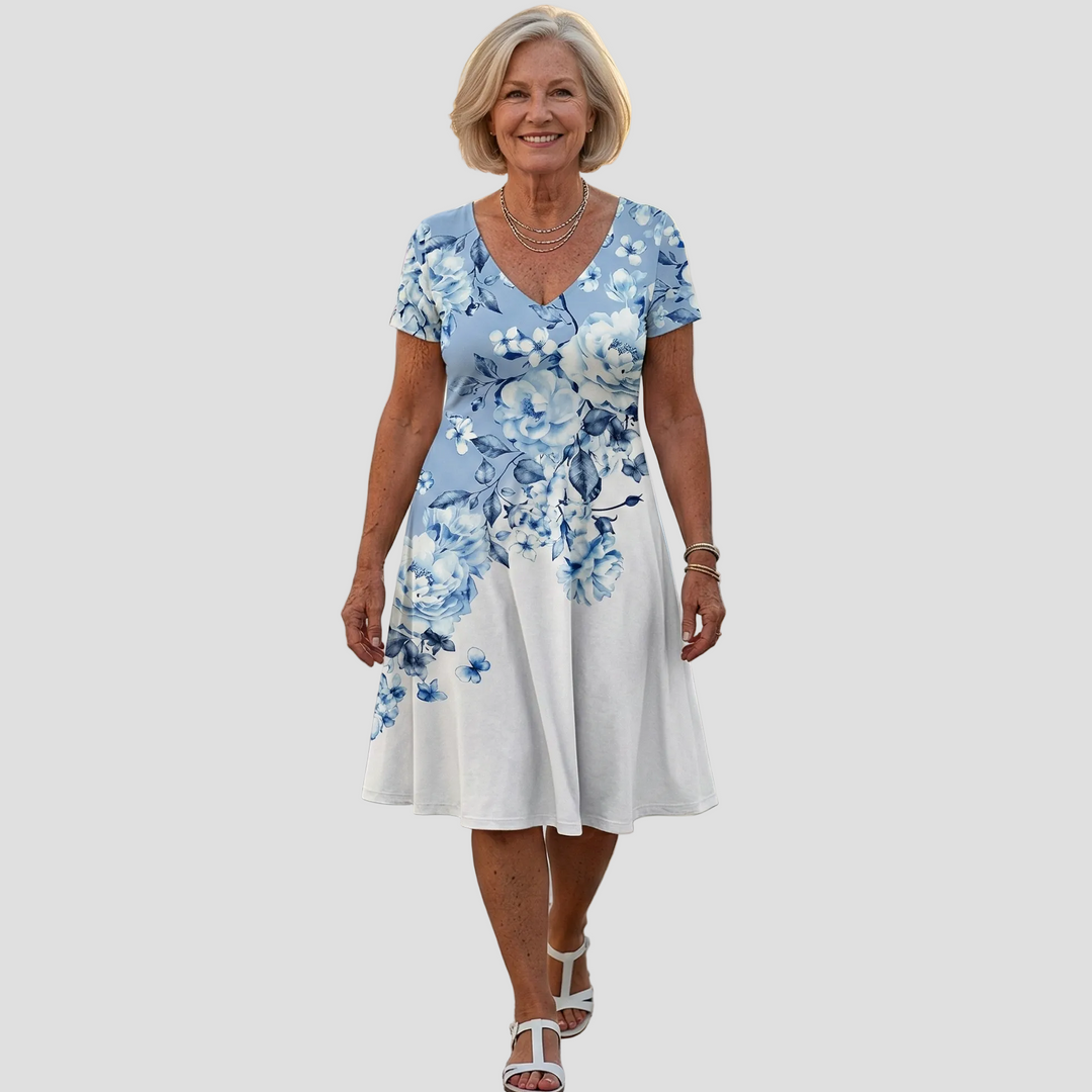 Leda – Floral Pattern Dress