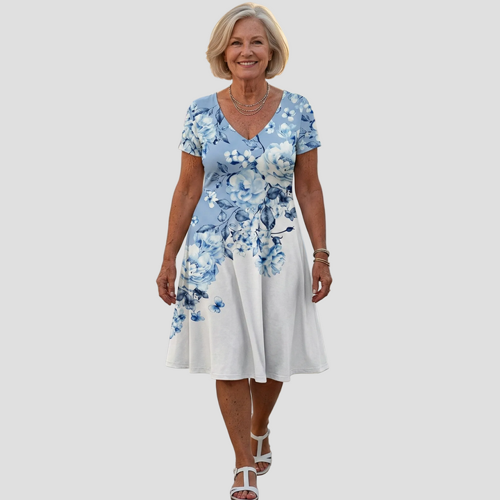 Leda – Floral Pattern Dress