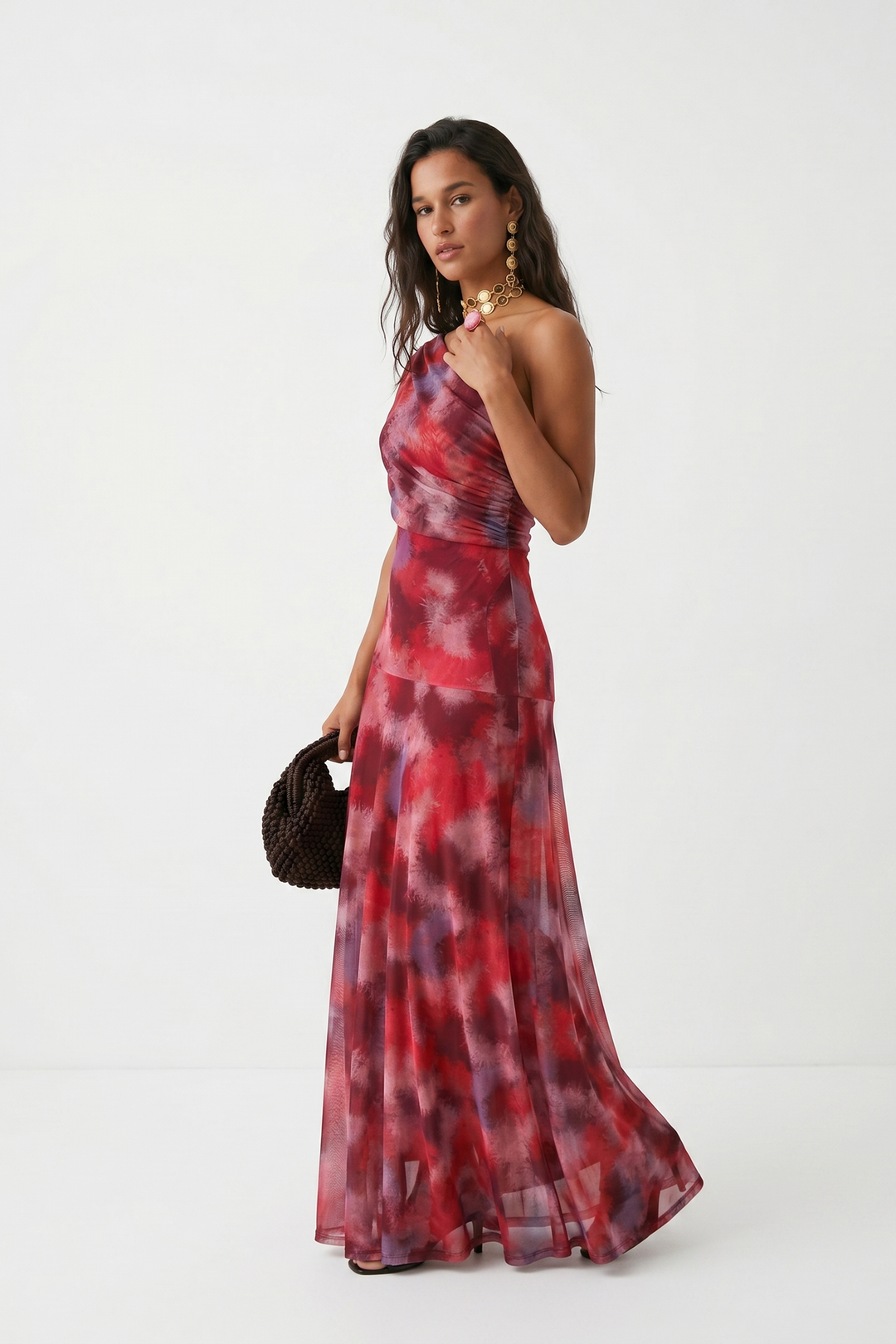 Sofia | Off-Shoulder Maxi Dress with Elegant Draping