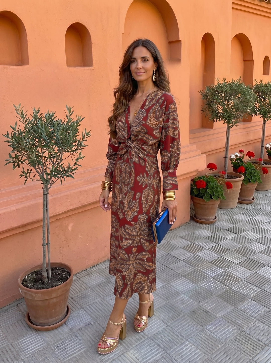 Olhao - Midi Dress with Print