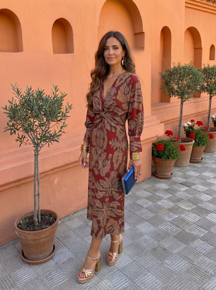 Olhao - Midi Dress with Print