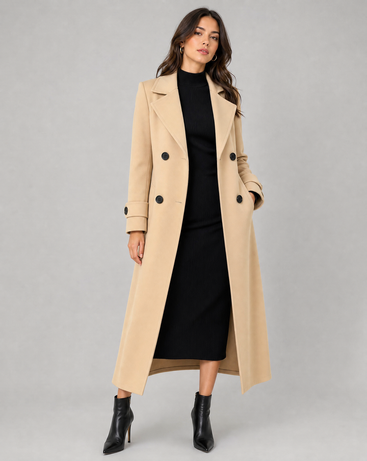Cozy Long Wool Coat – Perfect for Comfort and Versatility