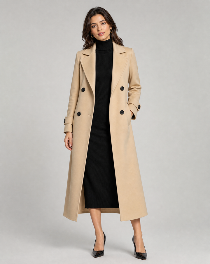 Cozy Long Wool Coat – Perfect for Comfort and Versatility