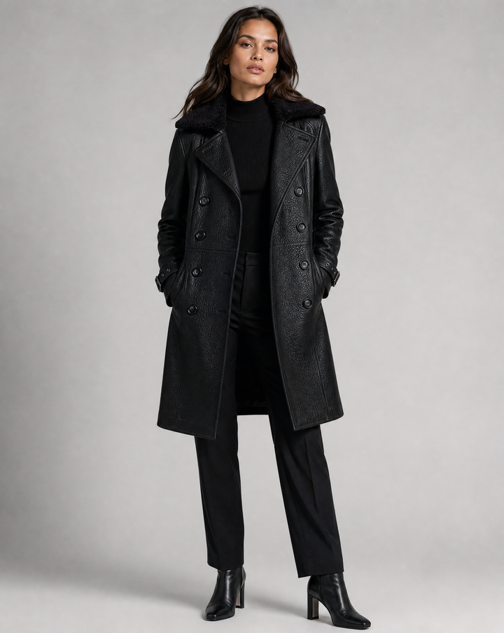 Women's Premium Synthetic Leather Jacket