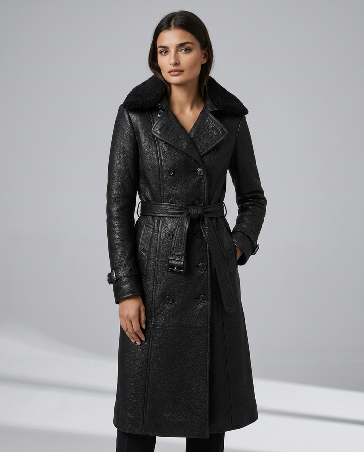 Women's Premium Synthetic Leather Jacket