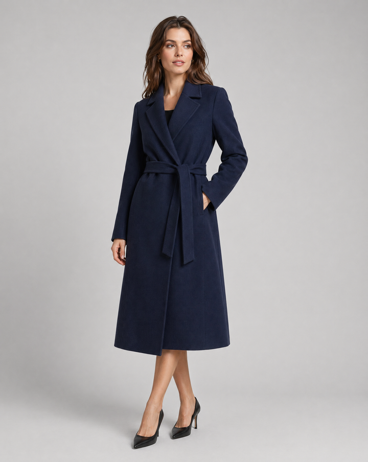 Button-Up Long Classic Winter Coat