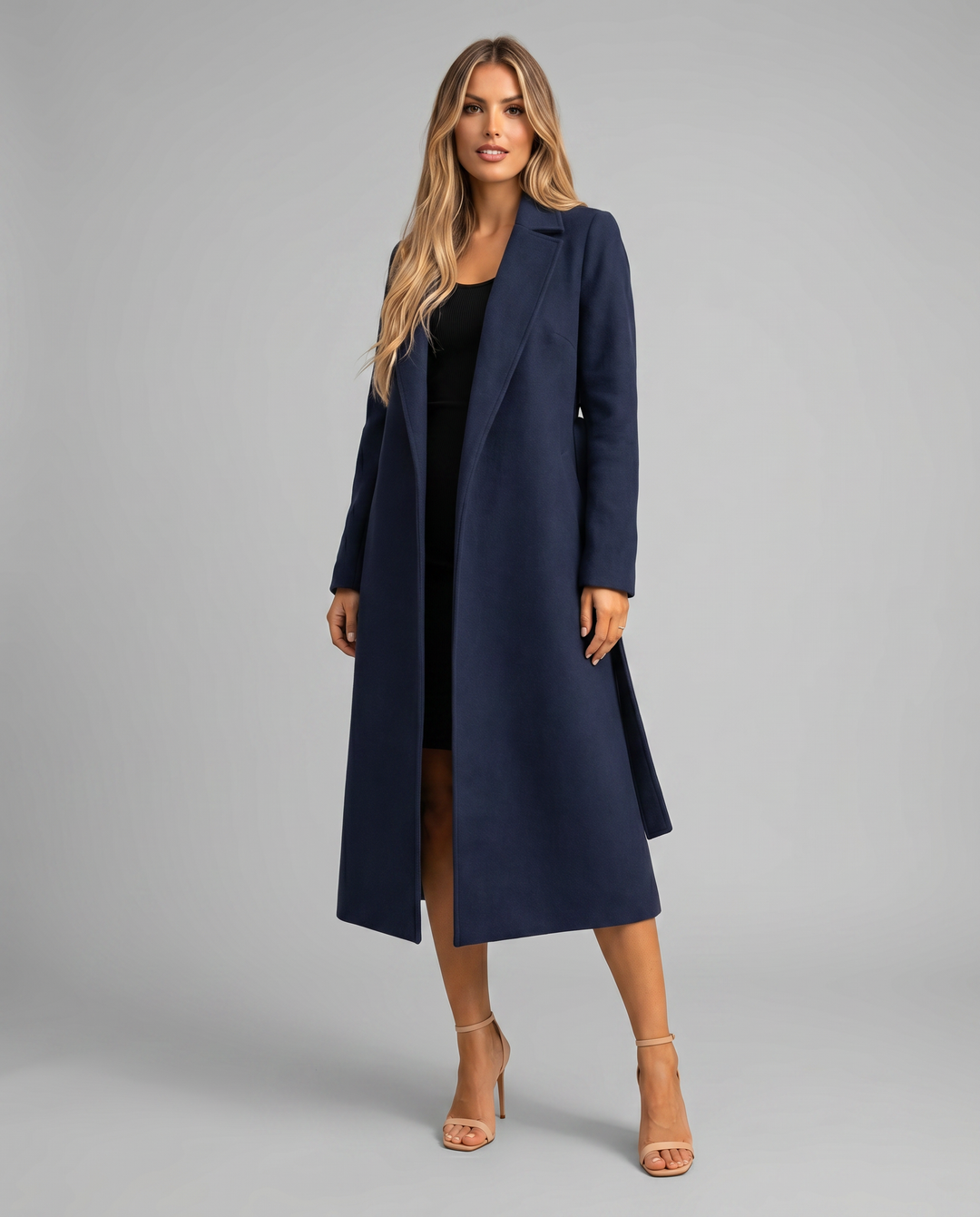 Button-Up Long Classic Winter Coat