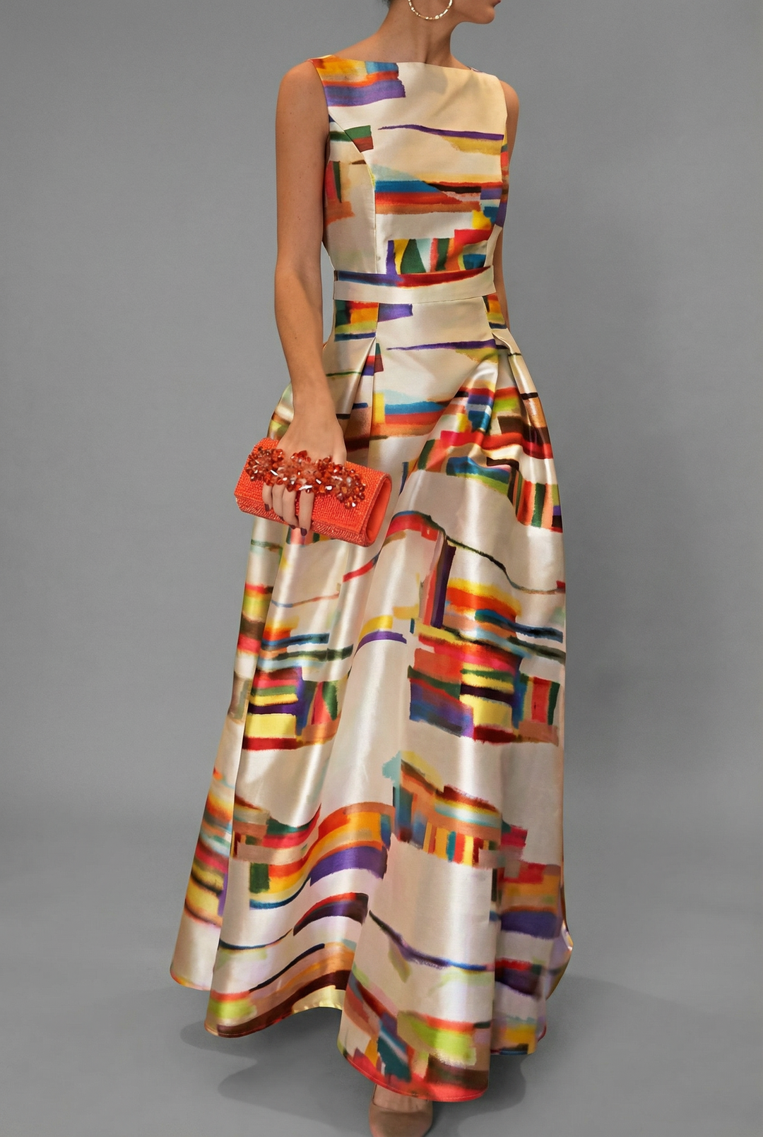 Gretána | Radiant Sleeveless Maxi Dress
