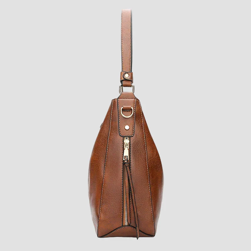 Sof - Luxury Leather Anti-Theft Hobo Bag